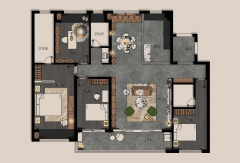 <b>对大平层空间规划取功能结构独具匠心；查看更</b>